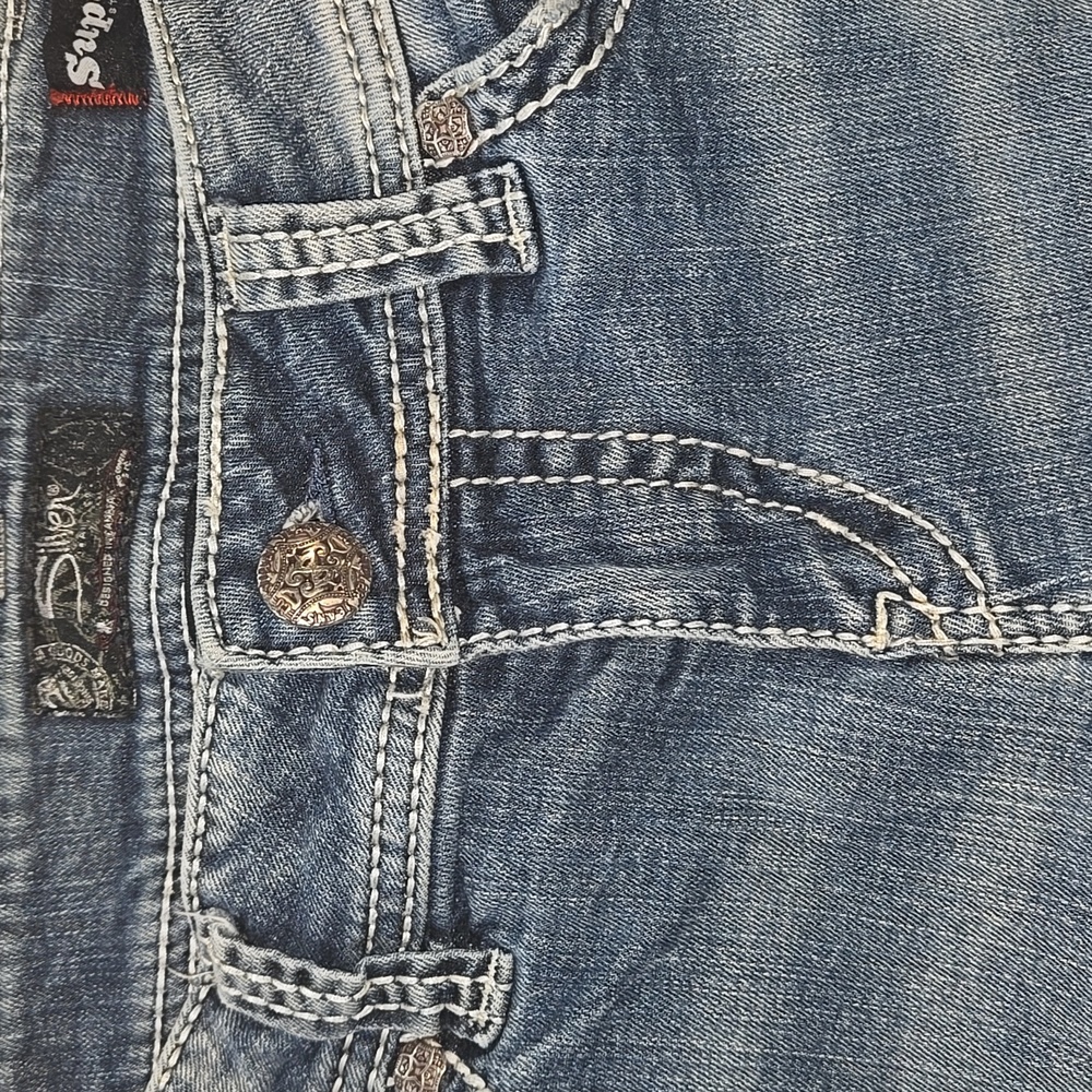 Silver jeans capris 🔥🔥Suki Mid Capri Super Stretch W30 L23 - Picture 8 of 15